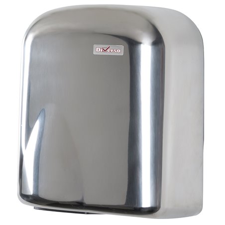 S&egrave;che-mains &eacute;lectronique mural, inox - Diamond - WR-MS41-16