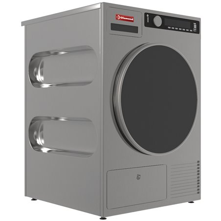S&egrave;che-linge "Inox-Titanium", avec condenseur 6,5 Kg - Diamond - SL65-NC