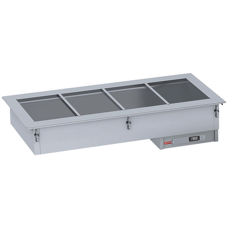 El&eacute;ment bain-marie 4 GN 1/1 - &agrave; sec - statique - Diamond - IN/BX15-PSCX