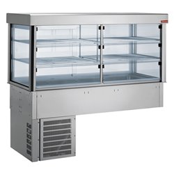Vitrine r&eacute;frig&eacute;r&eacute;e et cuve r&eacute;frig&eacute;r&eacute;e 3 GN 1/1 - Diamond - IN/RCTV12-R2