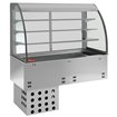 El&eacute;ment cuve et vitrine sur 3 niveaux ouverte (avec rideau), r&eacute;frig&eacute;r&eacute;es, ventil&eacute;es, 2x GN 1/1 - Diamond - DPA/RVA308-R2