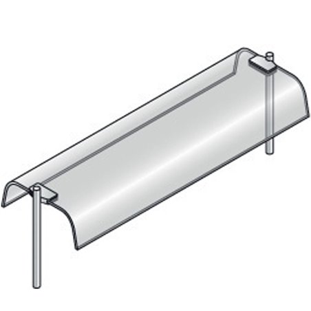 Superstructure avec vitre courbe, double - Diamond - DPA/V218