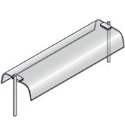 Superstructure avec vitre courbe, double - Diamond - DPA/V218