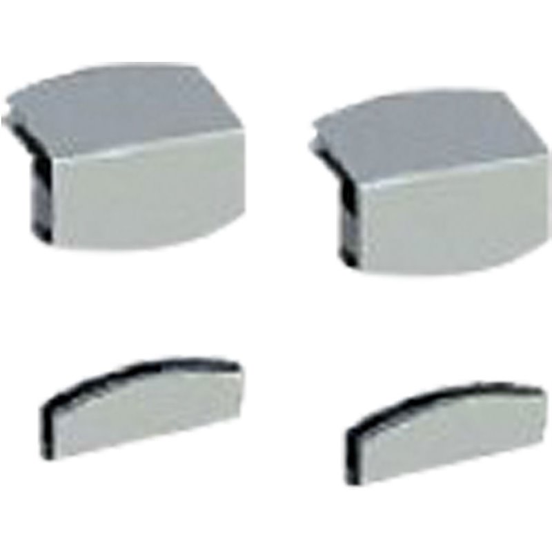 Kit de 2 fixations pour vitre frontale "pare haleine" (4 pcs) - Diamond - IN/K2F