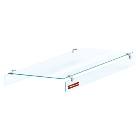 Vitre centrale "droite" rebord &agrave; 90&deg; de chaque c&ocirc;t&eacute;, 5x GN 1/1 - Diamond - IN/VD18