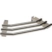 Rampe &agrave; plateaux tubulaire d'angle 45&deg; (externe S80/AE45) - Diamond - S80/RI45