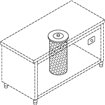 El&eacute;vateur chauffant pour assiettes (avec couvercle), capacit&eacute; 50-60 diam. 190 - 260 mm - Diamond - S80/SAC