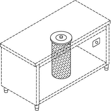 El&eacute;vateur neutre pour assiettes, capacit&eacute; 50-60 diam.190 - 260 mm - Diamond - S80/SAN