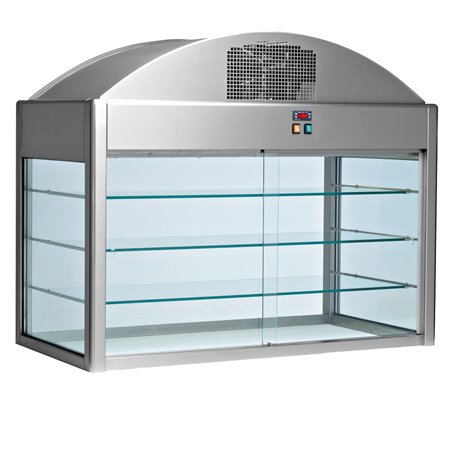 Vitrine r&eacute;frig&eacute;r&eacute;e ind&eacute;pendante (avec fond) - Diamond - S80/VAF22-R2