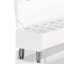 Kit de 4 pieds inox pour structures r&eacute;frig&eacute;r&eacute;es WR-... - Diamond - P/ST-CO