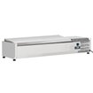 Structure r&eacute;frig&eacute;r&eacute;e 5 x GN 1/3 & 1x GN 1/2 -150 mm, avec couvercle inox - Diamond - WR-SY15-C3