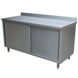 Table armoire neutre, portes coulissantes, murale - Diamond - TA207/B-D