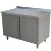 Table armoire neutre, portes battantes - Diamond - TA87/B-D