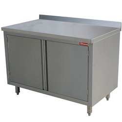 Table armoire neutre, portes battantes - Diamond - TA87A/B-SH/R