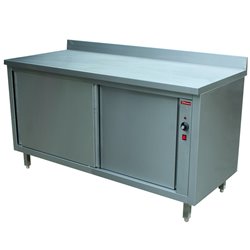 Armoire chauffante 2 portes coullissantes, murale - Diamond - TE127/B-D