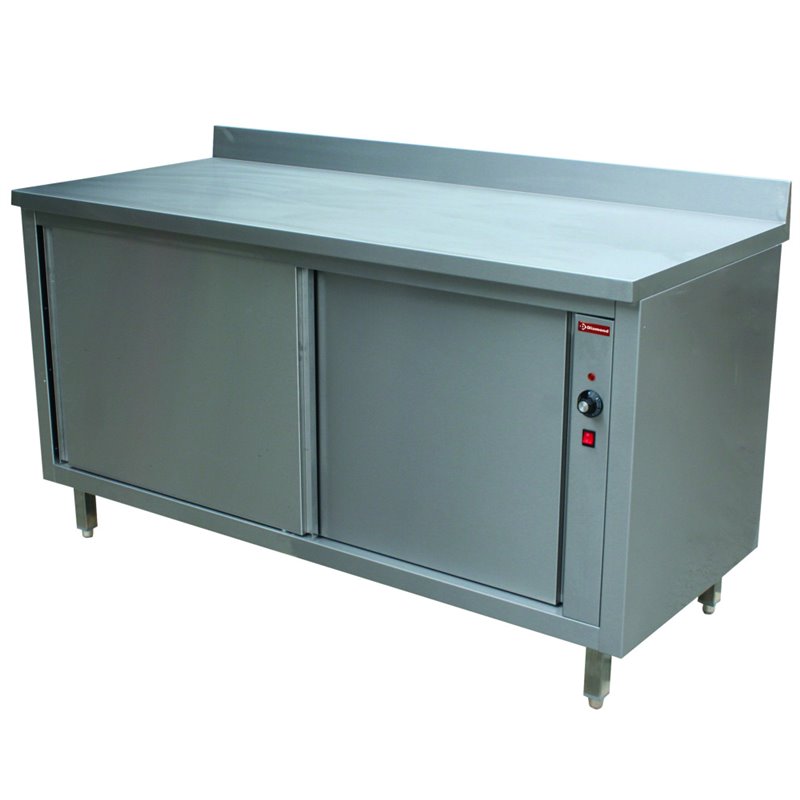 Armoire chauffante 2 portes coullissantes, murale - Diamond - TE167/B-D