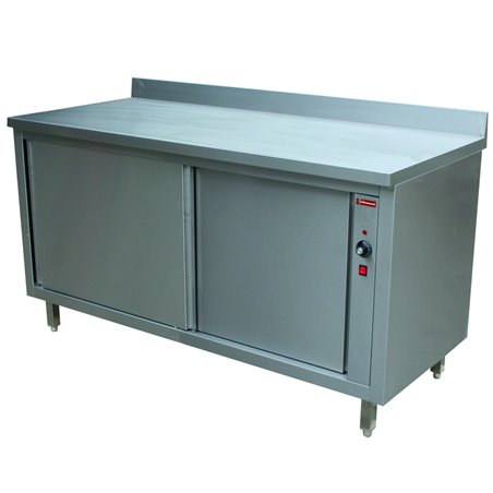 Armoire chauffante 2 portes coullissantes, murale - Diamond - TE167/B-D