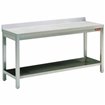 Table de travail avec sous tablette + bord arri&egrave;re  - Diamond - TL1871D