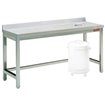 Table &agrave; d&eacute;barrasser avec vide ordure + ba - Diamond - TS1670D