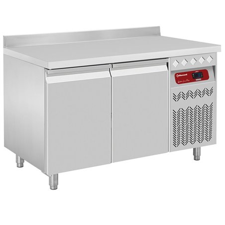 Table frigorifique "murale" ventil&eacute;e, 2 portes GN 1/1, 260 Lit. - Diamond - DT131/P9A