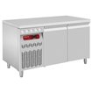 Table frigorifique ventil&eacute;e, 2 portes GN 1/1, 260 Lit. groupe &agrave; gauche - Diamond - DT131/P9GX