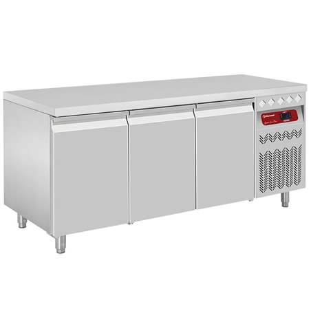 Table frigorifique ventil&eacute;e, 3 portes GN 1/1, 405 Lit. - Diamond - DT178/P9