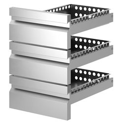 Kit bloc 3 tiroirs 1/3+1/3+1/3  - Diamond - K13P/PL2