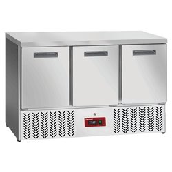 Table frigorifique , 3 portes GN 1/1 - Diamond - SA36/X3