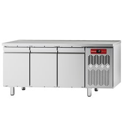 Table frigorifique, ventil&eacute;e, 3 portes GN 1/1 - Diamond - TFC3/AG-3