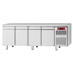 Table frigorifique, ventil&eacute;e, 4 portes GN 1/1 - Diamond - TFC4/AG-5