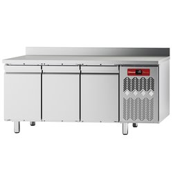 Table frigorifique "murale", ventil&eacute;e, 3 portes GN 1/1, 405 litres - Diamond - TFM3/AG-4
