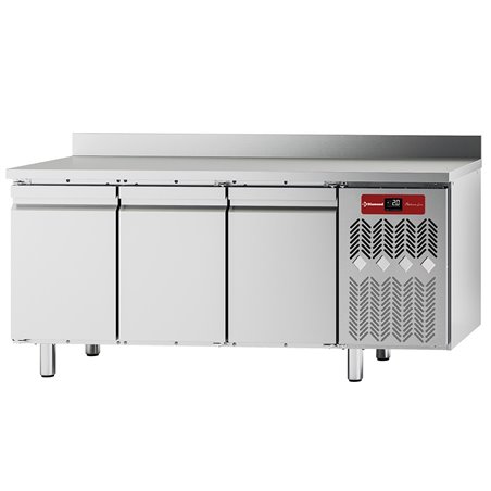 Table frigorifique "murale", ventil&eacute;e, 3 portes GN 1/1, 405 litres - Diamond - TFM3/AG-4
