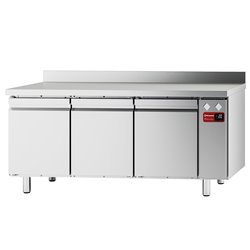 Table frigorifique "murale", ventil&eacute;e, 3 portes GN 1/1, 405 litres (sans groupe) - Diamond - TFM3/SG-10