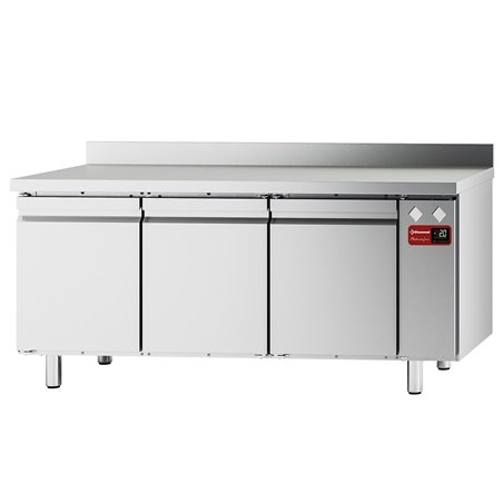 Table frigorifique "murale", ventil&eacute;e, 3 portes GN 1/1, 405 litres (sans groupe) - Diamond - TFM3/SG-10
