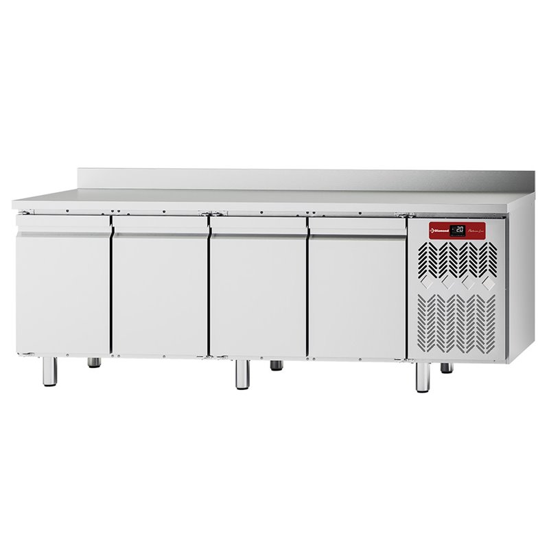 Table frigorifique "murale", ventil&eacute;e, 4 portes GN 1/1, 550 litres - Diamond - TFM4/AG-6