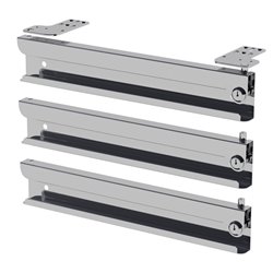 Option kit 3 tiroirs: serrures "mont&eacute;es" (3 pcs) - Diamond - TOS-H3