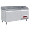 Table frigo 2 portes 600x400, 1 tiroir neutre (4x bacs 600x400) - Diamond - TP23/P9