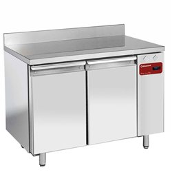Table frigorifique,"murale", ventil&eacute;e, 2 portes EN 600x400, 345 Lit.(Sans groupe) - Diamond - TPS2N/HA