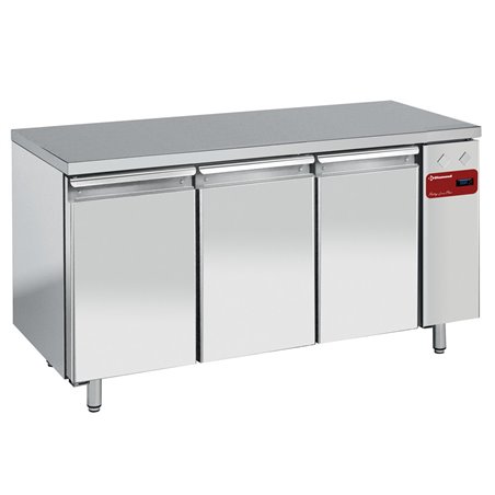 Table frigorifique, ventil&eacute;e, 3 portes EN 600x400, (Sans groupe) - Diamond - TPS3N/H