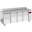 Table frigorifique,"murale", ventil&eacute;e, 4 portes EN 600x400, 760 Lit.(Sans groupe) - Diamond - TPS4N/HA