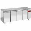 Table frig., vent.,4 portes EN 600x400 - Top en granit (Sans groupe) - Diamond - TPS4N/HG