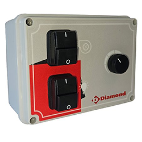 Variateur &eacute;lectronique + interrupteur pour LED - Diamond - VK8/B