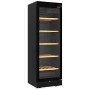 Vitrine cave &agrave; vins ventil&eacute;e 382 litres - 5 niveaux - sans cadre - NOIRE - Diamond - CVS38-BV