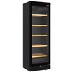 Vitrine cave &agrave; vins ventil&eacute;e 382 litres - 5 niveaux - sans cadre - NOIRE - Diamond - CVS38-BV