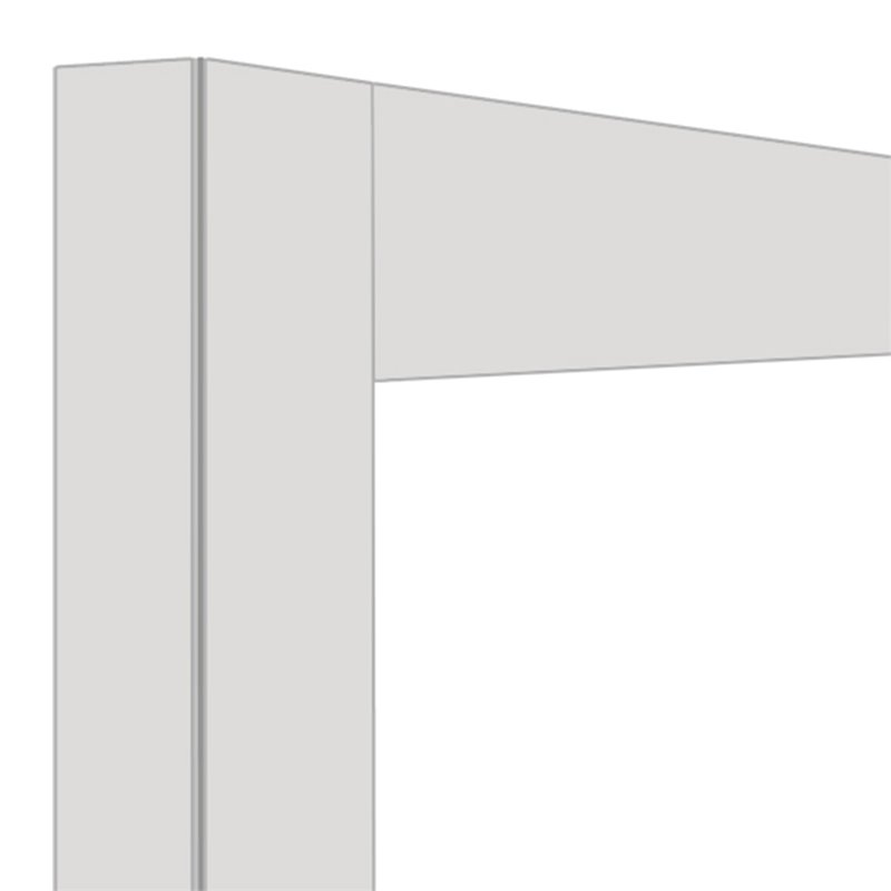 D&eacute;co jonction 2x 216 Lt. Blanc mat - Diamond - DE21-U-BI/N
