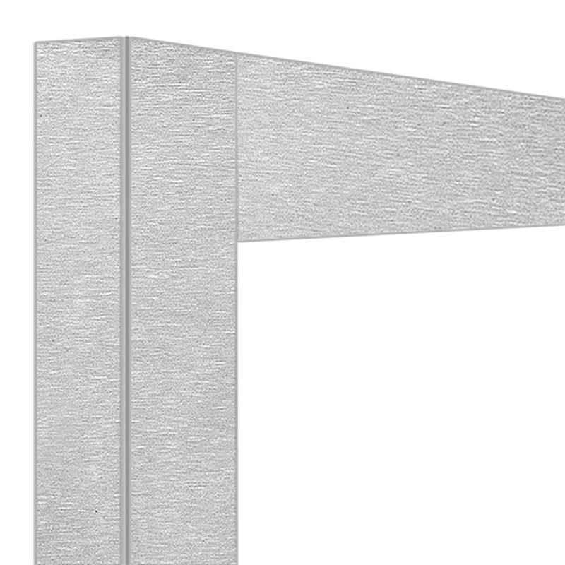 D&eacute;co jonction 2x 530 Lt. Acier satin&eacute; - Diamond - DE53-U-AS/N