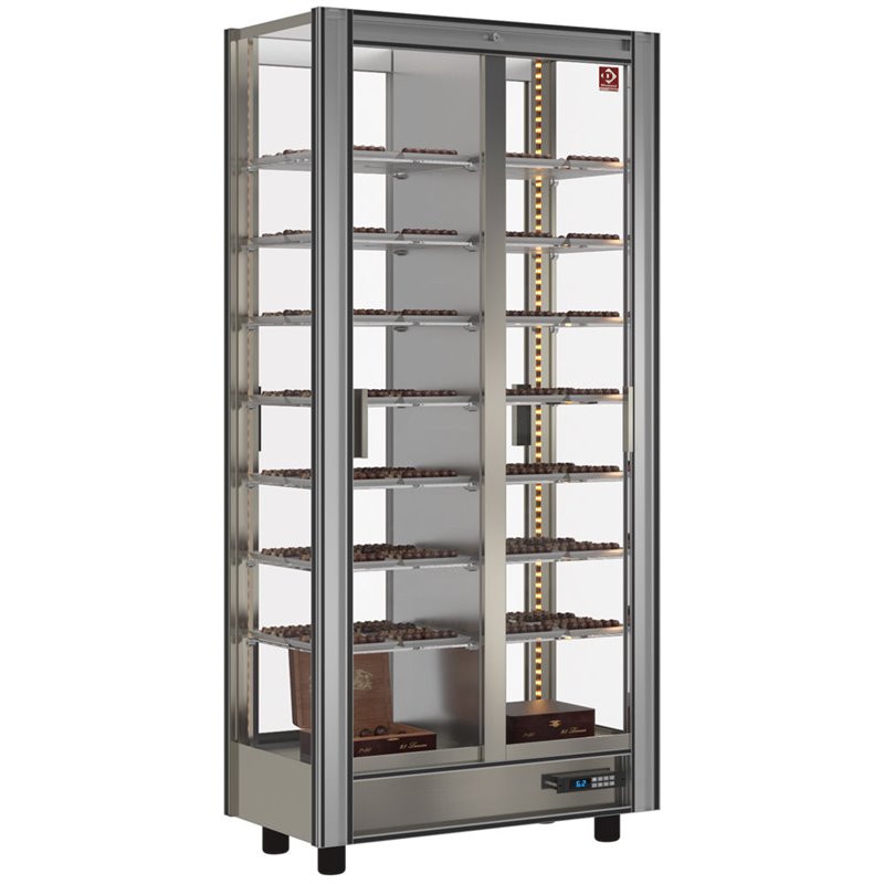 Vitrine r&eacute;frig&eacute;r&eacute;e chocolat Lt. 530 - Traversant - Modulable - Diamond - GCC-1/TR-R2