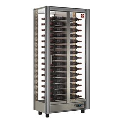 Vitrine r&eacute;frig&eacute;r&eacute;e &agrave; vins Lt. 530 - Traversant - Modulable - Diamond - GVV-1/TR-R2