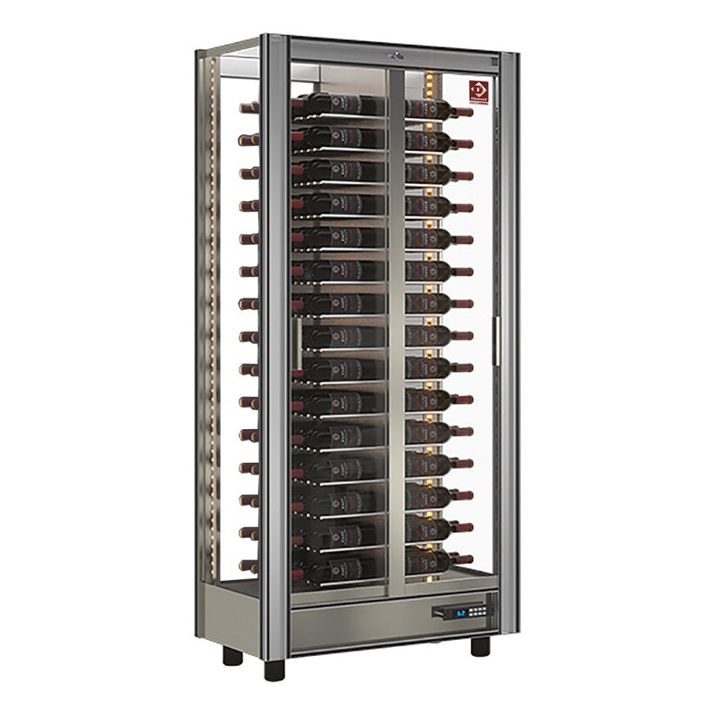 Vitrine r&eacute;frig&eacute;r&eacute;e &agrave; vins Lt. 530 - Traversant - Modulable - Diamond - GVV-1/TR-R2