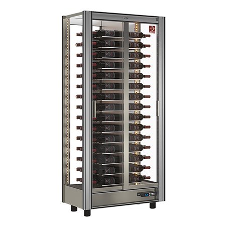 Vitrine r&eacute;frig&eacute;r&eacute;e &agrave; vins Lt. 530 - Traversant - Modulable - Diamond - GVV-1/TR-R2
